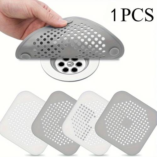 1 pack disposable fine mesh drain hair traps anti clog design with non installation versatile for bathtubs showers bathroom kitchen sinks must have household accessory for homes hotels rental essential for routine drain maintenance thoughtful gift for new renters