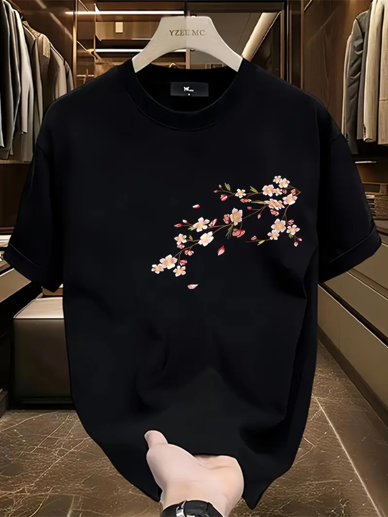 Unisex Elegant Floral T-Shirt