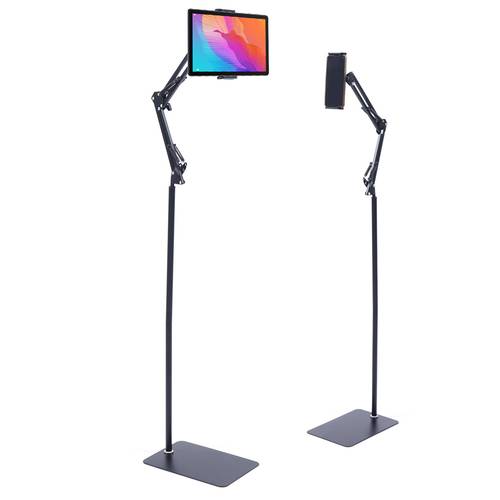 tablet floor stand phone holder height angle adjustable long arm mount