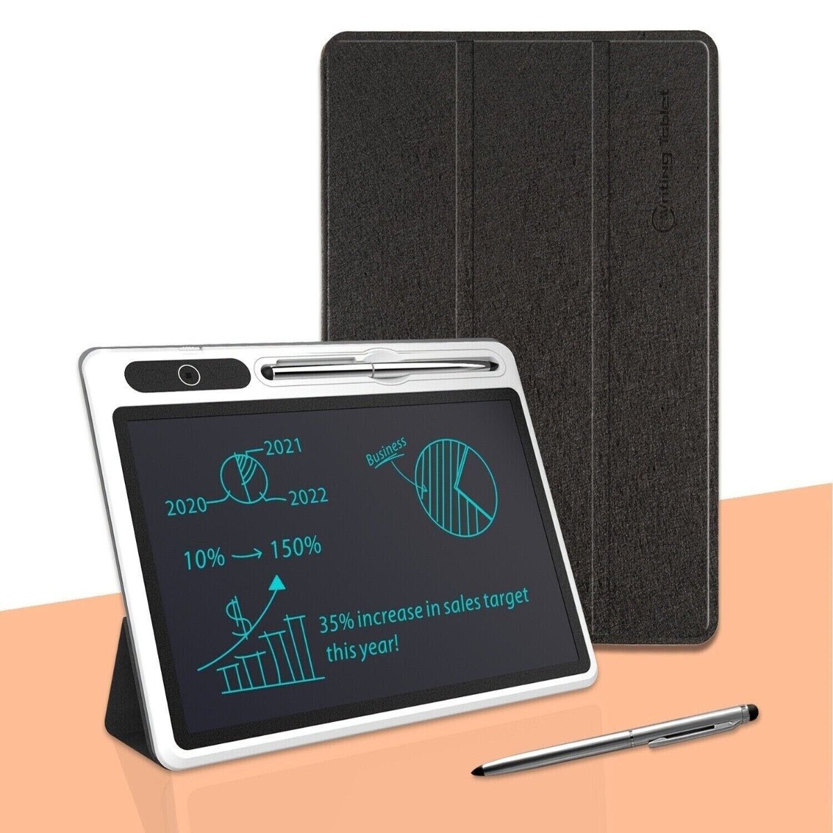 10 inch lcd writing tablet with lock erase portable digital notepad for kids and adults