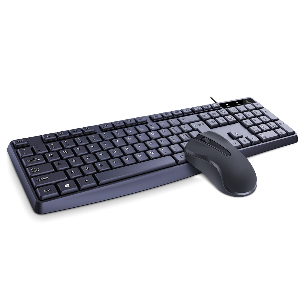 TEMU Ensemble clavier et souris USB filaire, taille standard, résistant aux éclaboussures d'eau