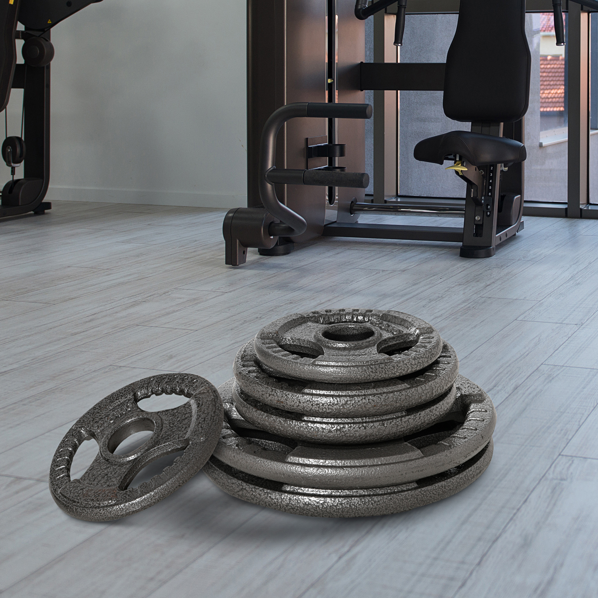 TEMU 6 pièces, ensembles de plaques de poids, pour renforcement musculaire, crossfit et entraînement au haltérophilie, ensemble de poids de barre,