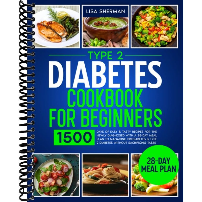 TEMU Livre de recettes pour diabète de type 2 pour débutants : 1500 jours de recettes faciles et délicieuses pour les personnes récemment