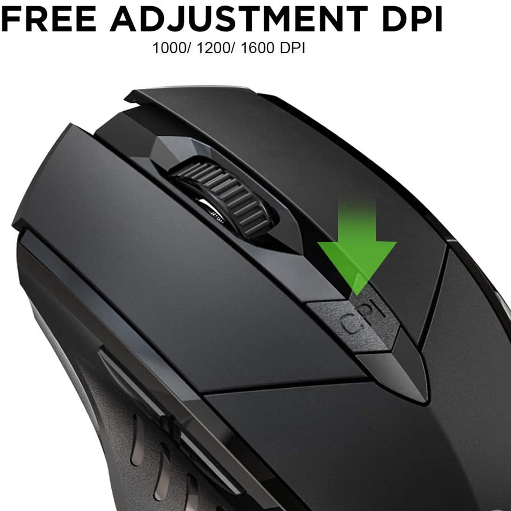 Wireless Bluetooth Mouse Rechargeable 2.4G Cordless Mouse Dual Mode