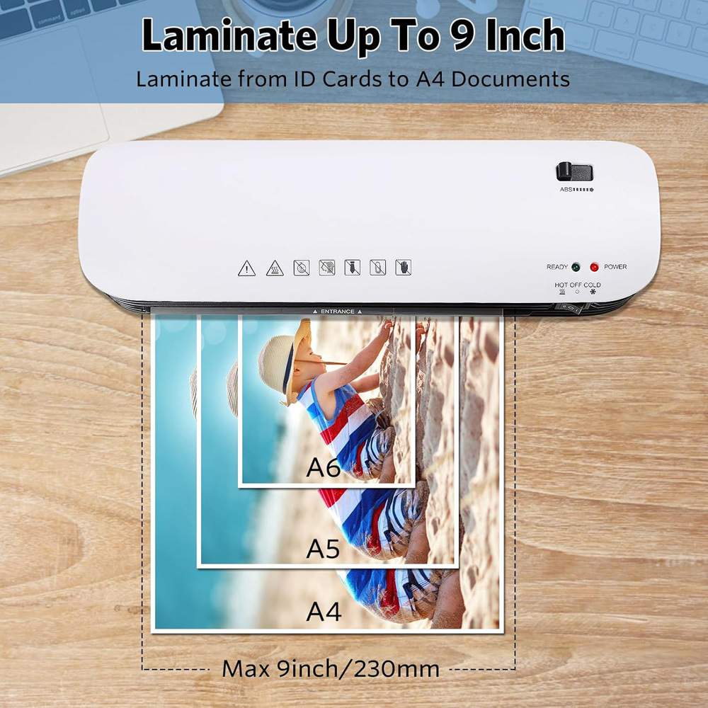 TEMU Laminator Hot Cold A4 Letter Size Portable For Home Office Laminating Machine