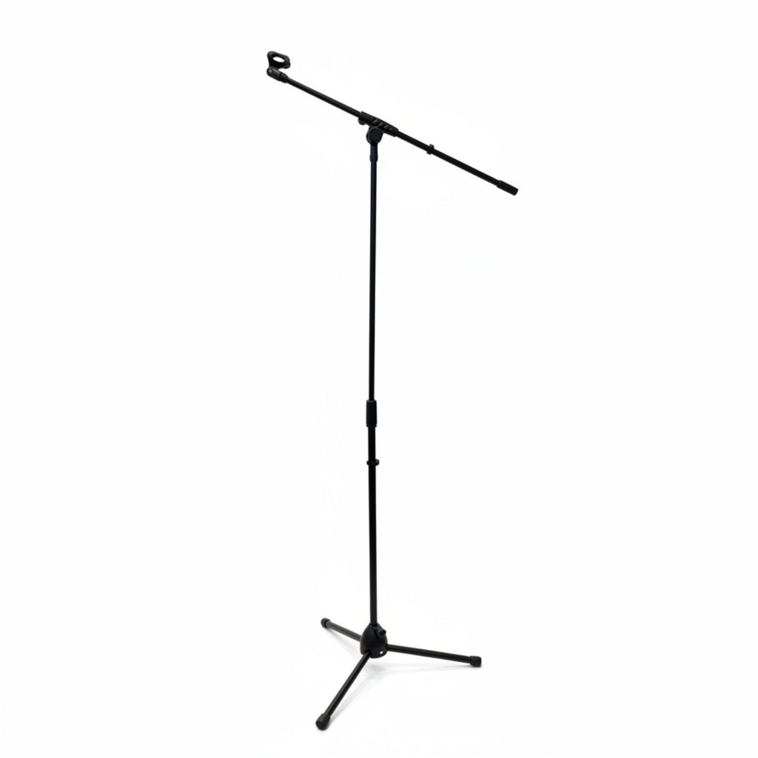 TEMU Support de microphone trépied, support de sol pour micro avec bras télescopique et pince, hauteur extensible et réglable
