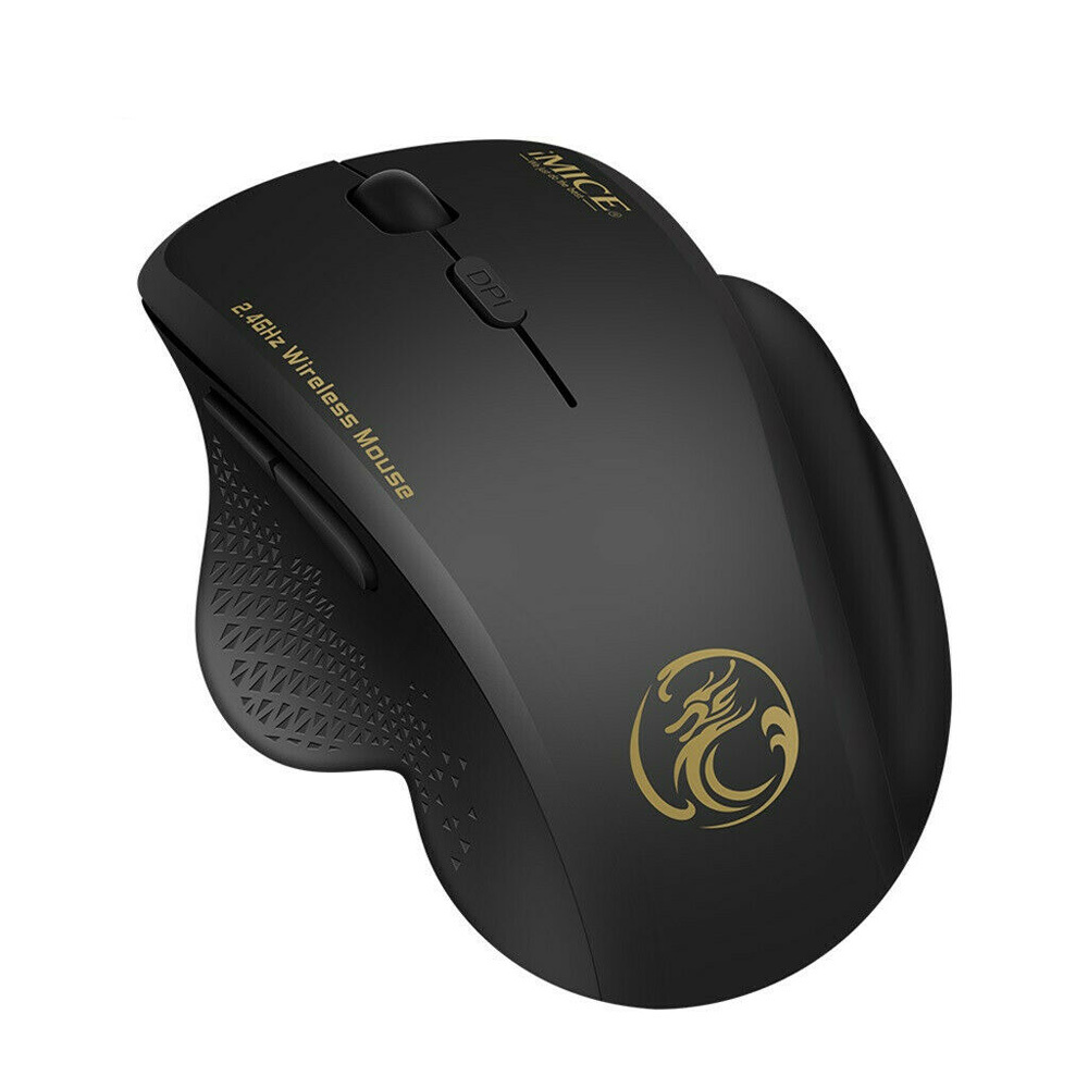 Mouse de Jeu Sans Fil pour PC avec Récepteur USB Réglable Troisième Gears