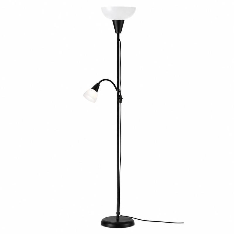 TEMU Lampe surélévée de sol/lampe de lecture IKEA TAGARP, Noir-Blanc