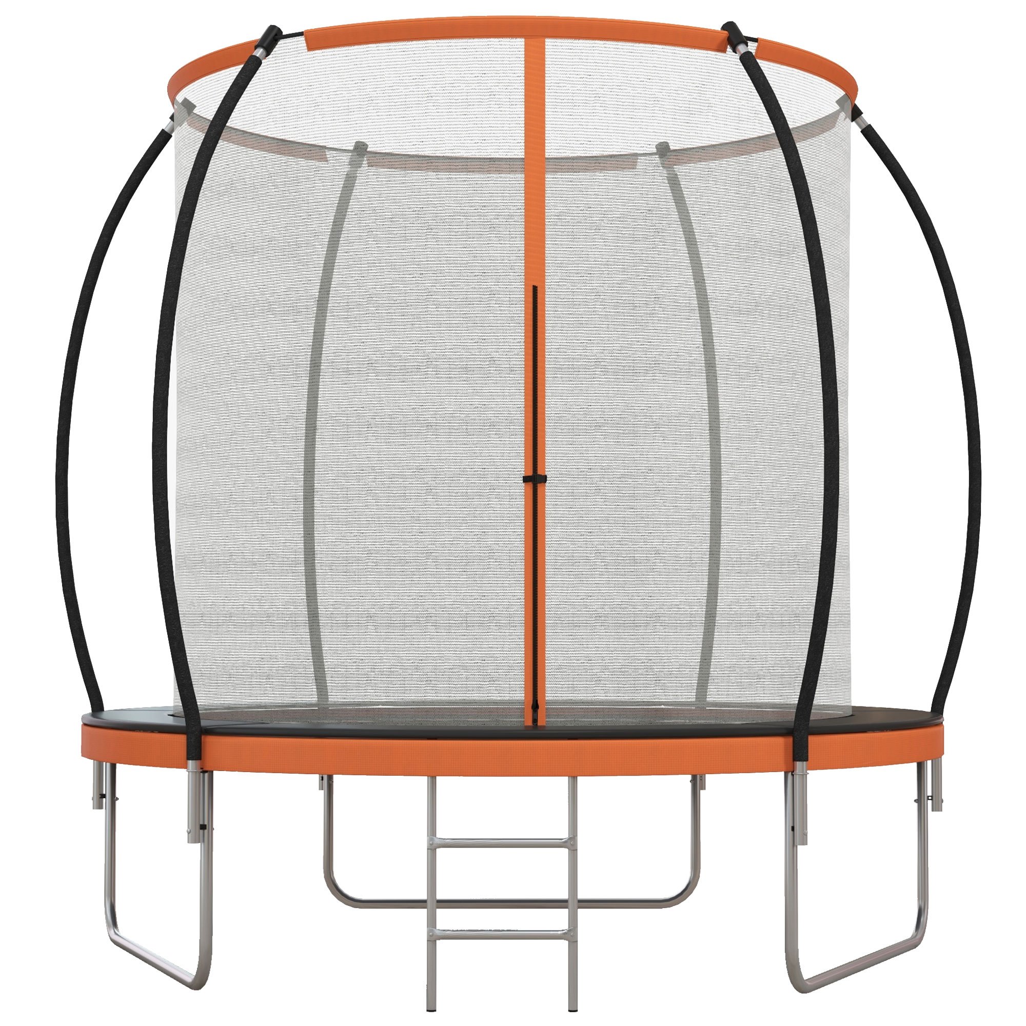10ft trampoline with enclosure net and ladder   trampoline for adults
