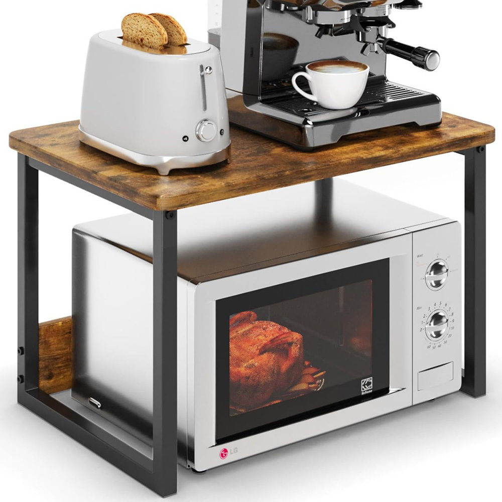 TEMU Étagère de rangement pour comptoir de cuisine, étagère de bureau, support de imprimante