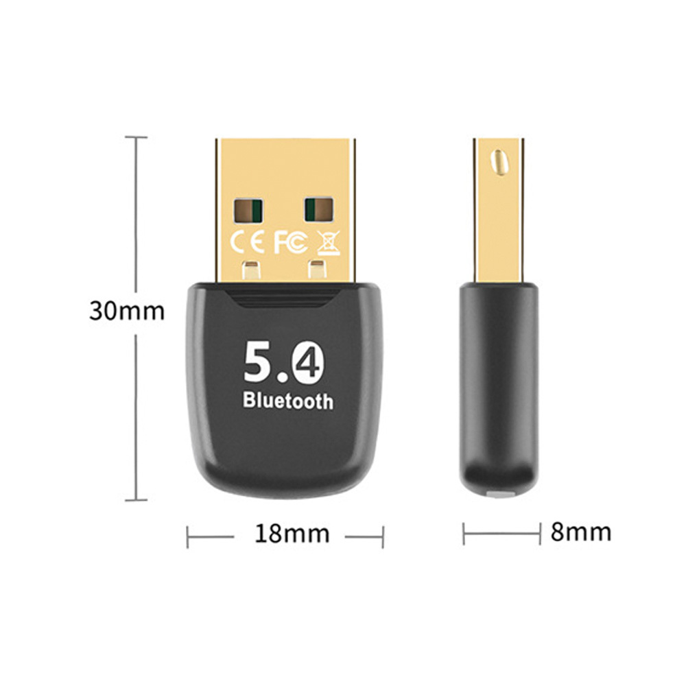 Adaptateur Bluetooth 5.4 USB Externe Dongle Sans Fil pour PC Ordinateur