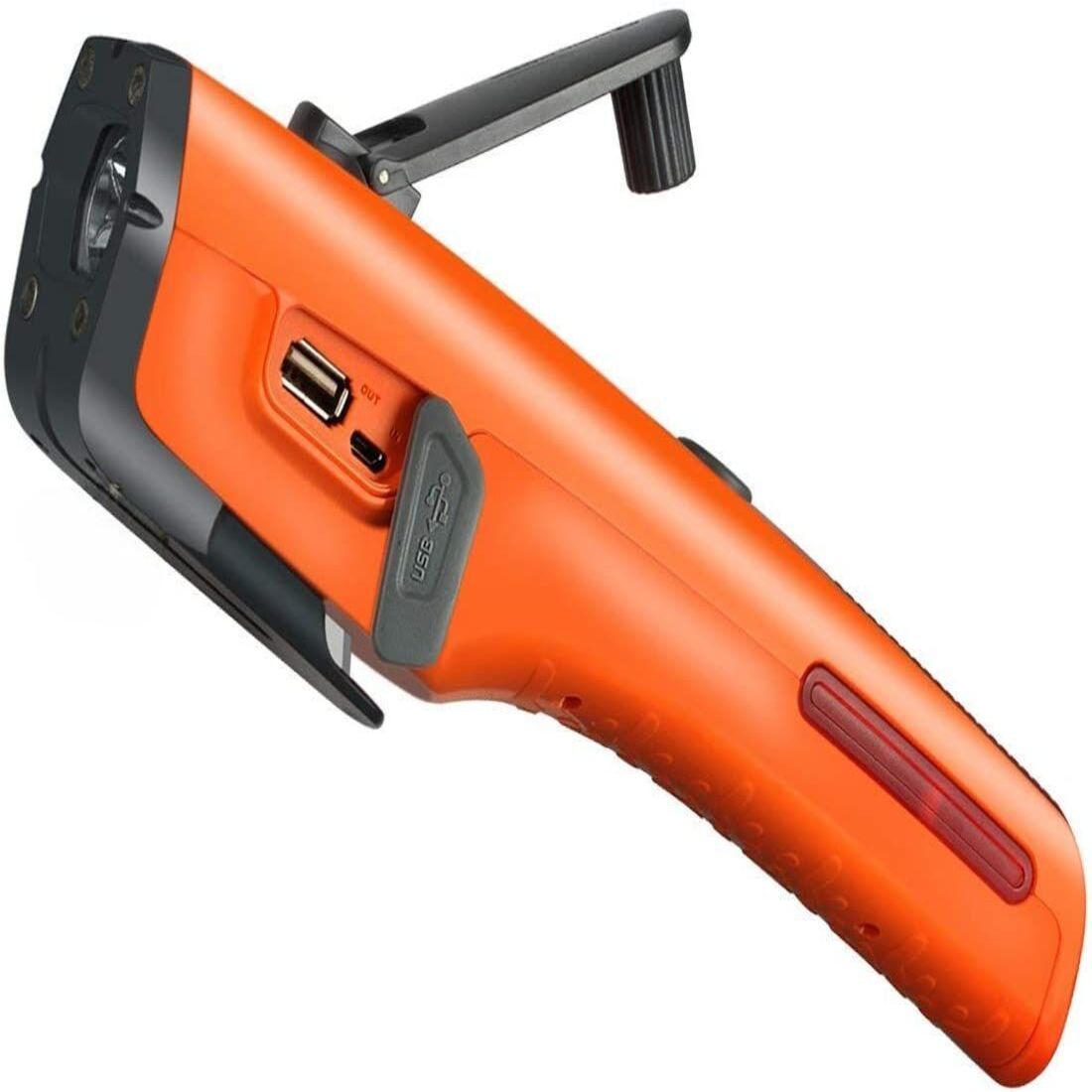 orange 8 in 1 car safety tool with long lasting flashlight rescue window breaker Product details 0