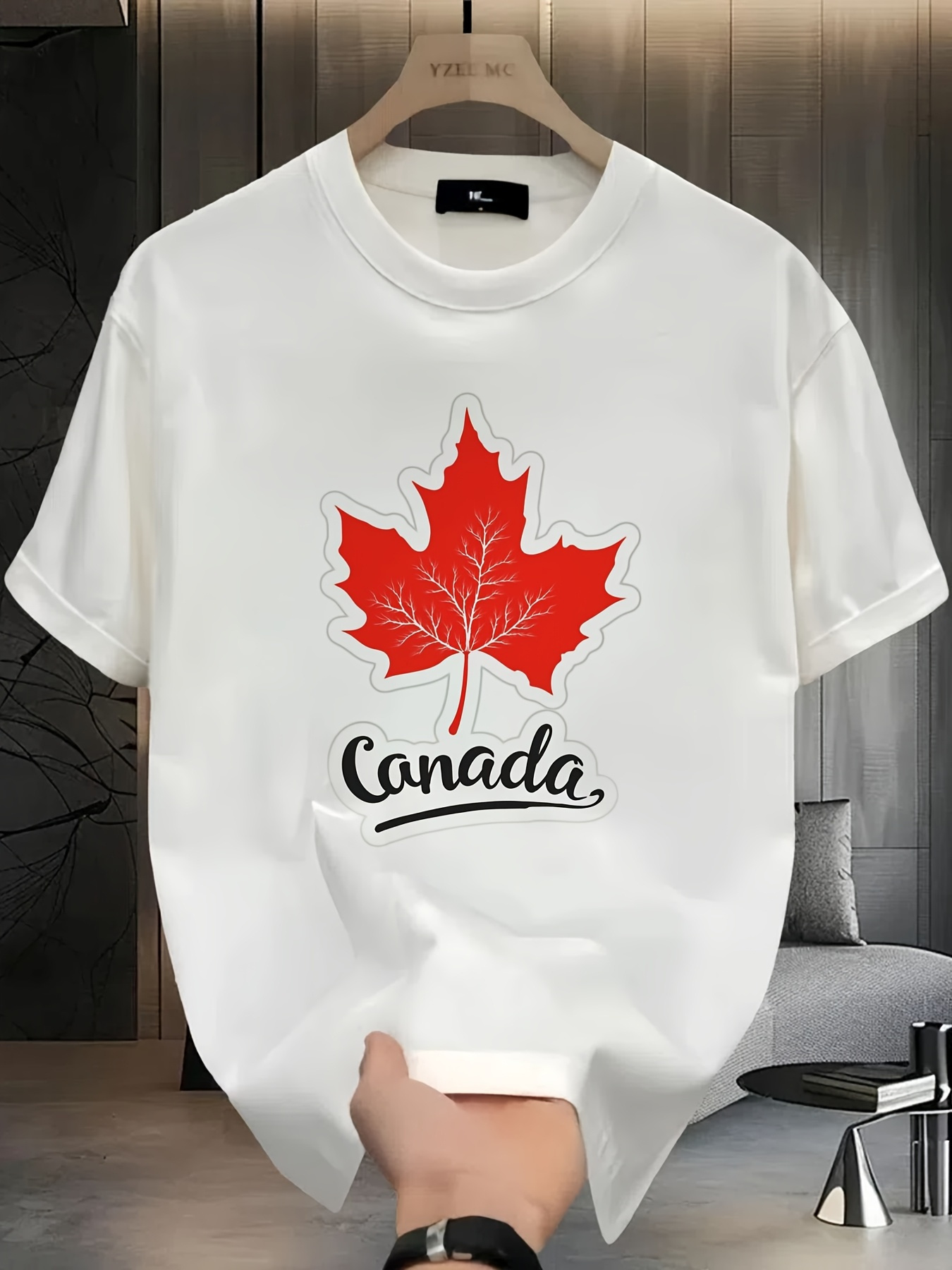 Canada T-Shirt, Crisp White Base