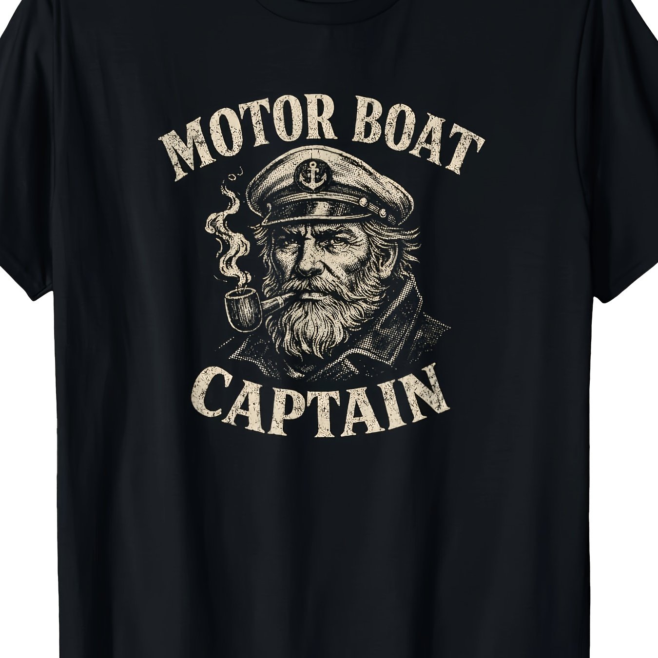 TEMU T-shirt humoristique de capitaine de bateau à moteur