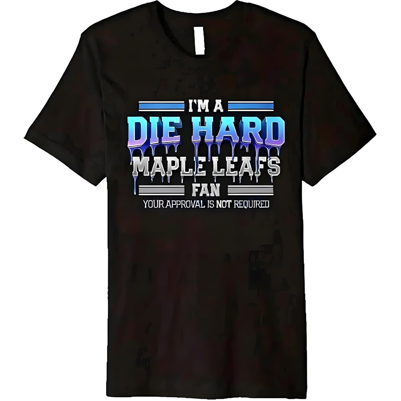 TEMU T-shirt de supporter des - T-shirt True-Fan des - Tissu léger, coupe droite, motif élégant « I'M A True Fan » - Streetwear décontracté - T-shirt
