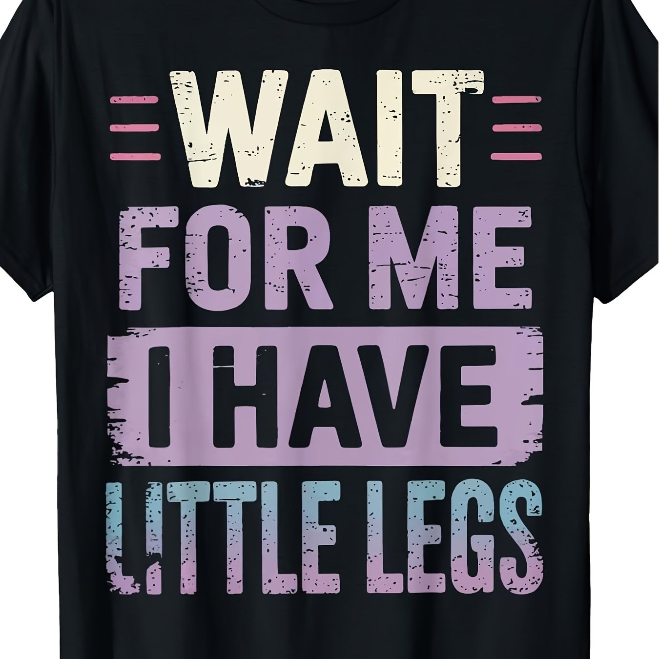 TEMU I Have Little Legs T Shirt Funny Crew Neck With Stylish Comfortable Perfect For And Daily Wear Heat Transfer Printing Vintage Style Loose Fit
