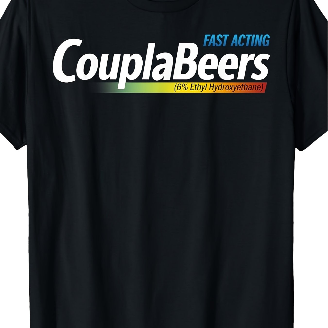 TEMU Couplabeers Couple de Bières Meme Drôle T-Shirt Action Rapide