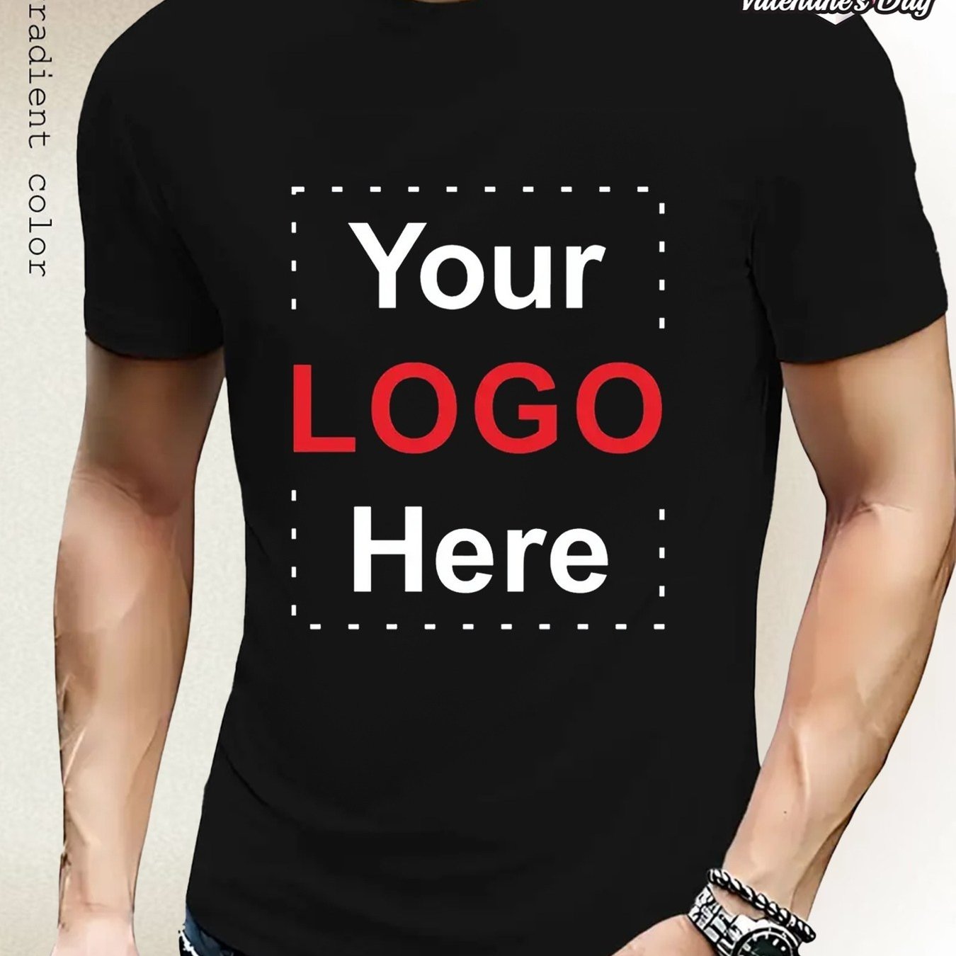 TEMU Custom T-shirt, Graphic Design, Personalized With , Perfect For Events, Casual , Promotion, Soft Fabric, Breathable Material, Available In