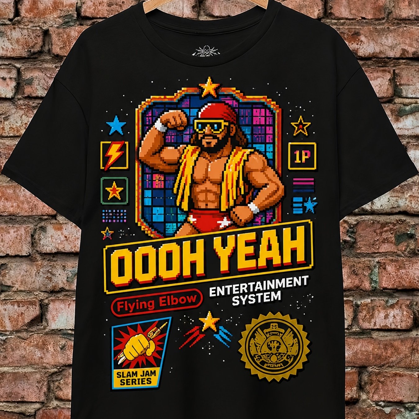 TEMU Men's And Men's Wrestling Ooh Yea Logo Randy S Wrestling Unisex T Shirt Soft All Season Casual Streetwear Essential All Match All Season Style
