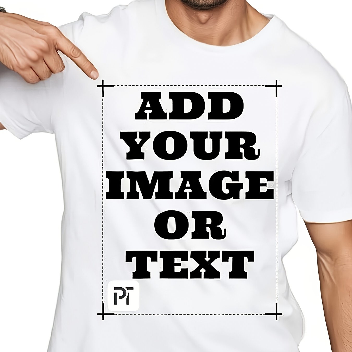 TEMU Custom Unisex Solid Color Crew Neck T-shirt, Ultra Soft Breathable Suitable For , Ideal For Outdoor Sports And Group Activities