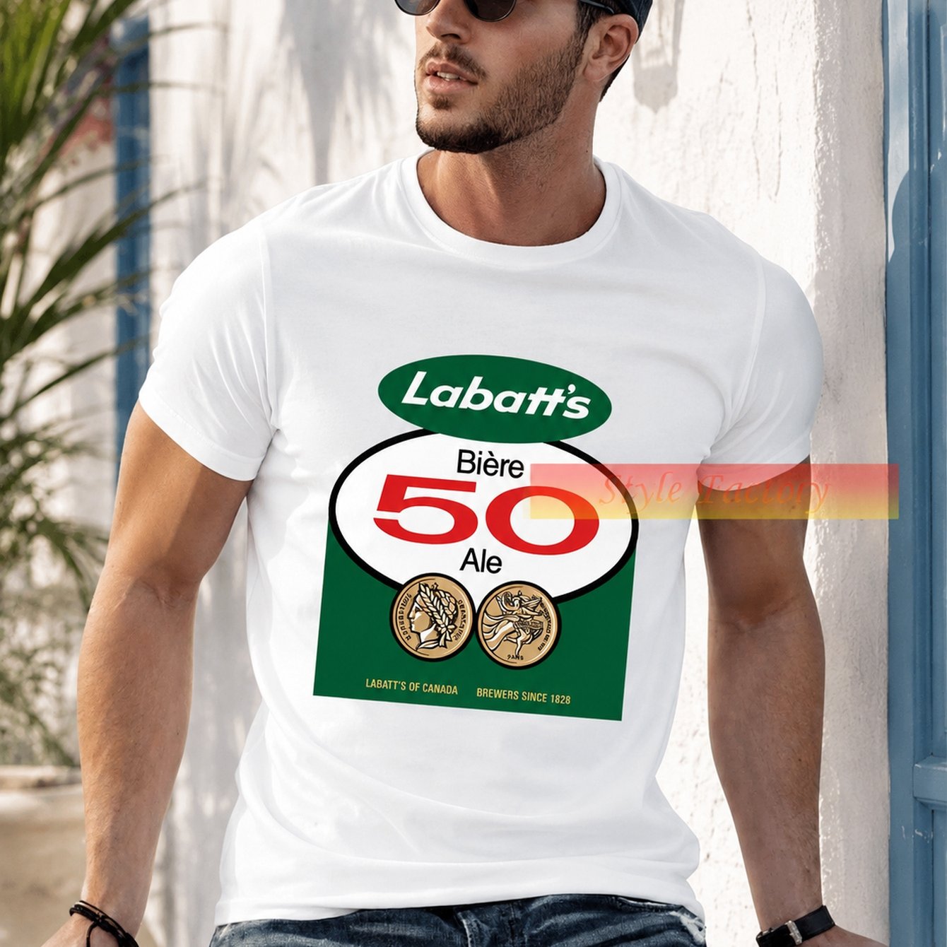 TEMU Enjoy Casual Vibe With A Vintage Twist! This Sleek Showcases ' Ale Logo, Blending Nostalgia With . Perfect For Or Relaxing At Home, It The Of