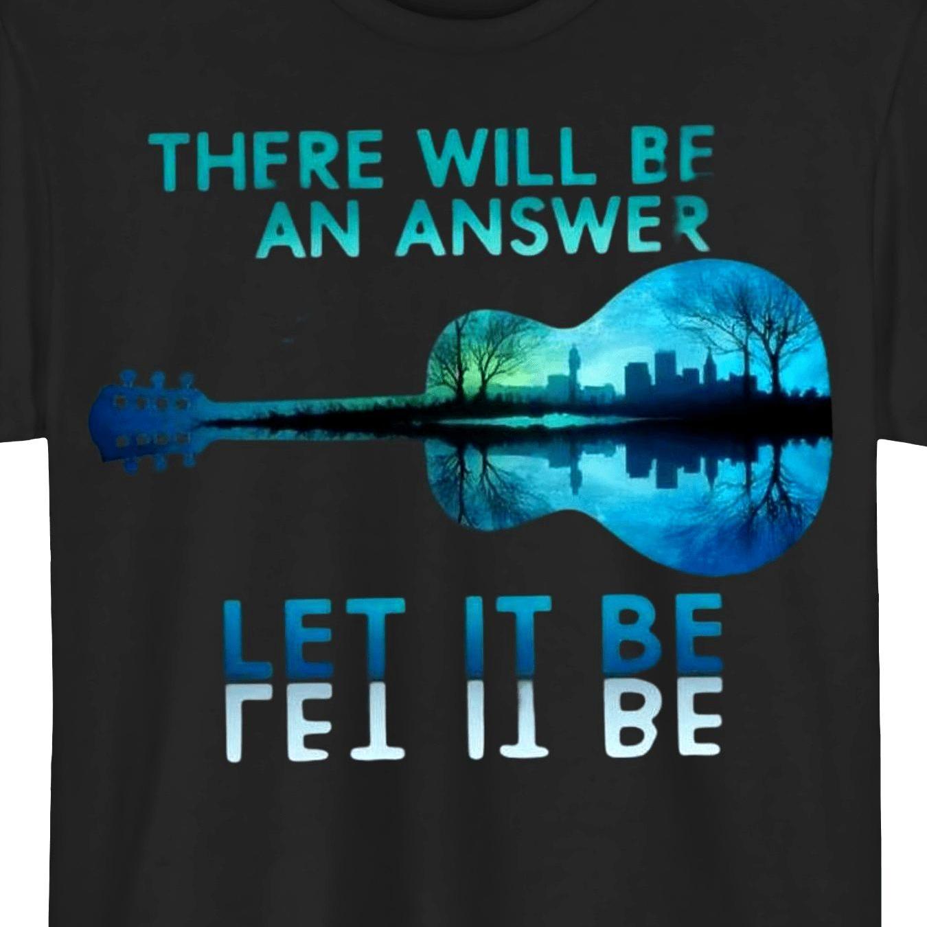 TEMU T-shirt unisexe d'inspiration (Silhouette de guitare avec ) – Noir à manches courtes et col ras du cou pour les amateurs de musique, style d'été