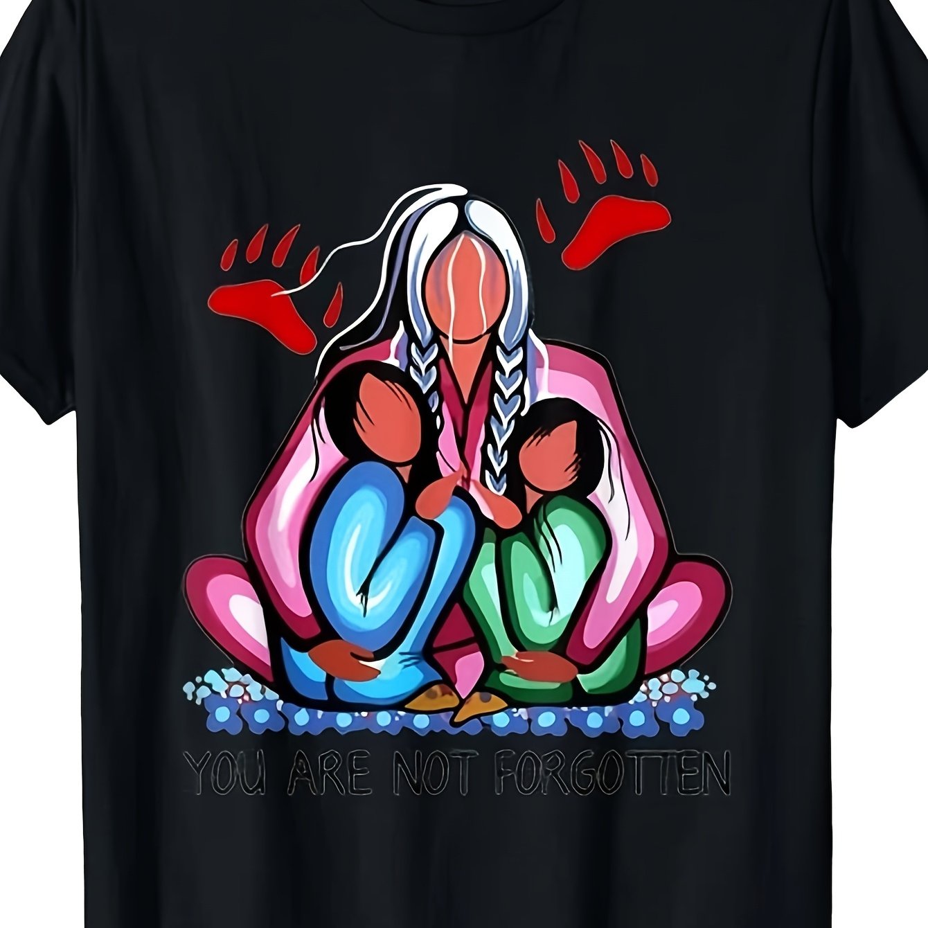 TEMU T-shirt Graphique d'Autonomisation et de Souvenir, Haut à Manches Courtes Coupe Confortable, Design à Message , Tenue Décontractée Quotidienne,