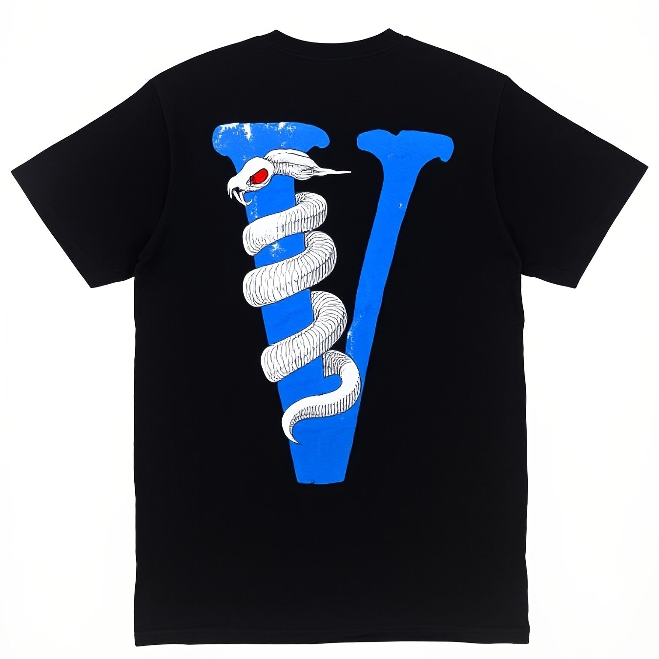 TEMU Vl0Ne Grand Col en V pour Homme T-shirt Graphique HipHop Vl0Ne T-shirt Ample à Col en V pour Homme Vêtement Masculin Present2Retro Décontracté à