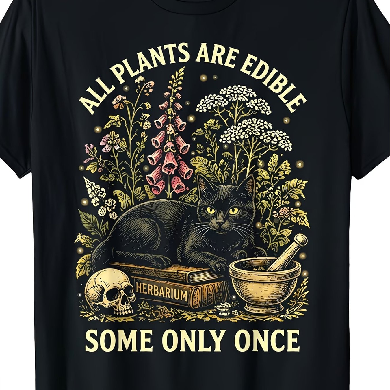 TEMU Toutes les plantes sont comestibles, certaines ne sont autorisées qu'une seule T-shirt de jardin