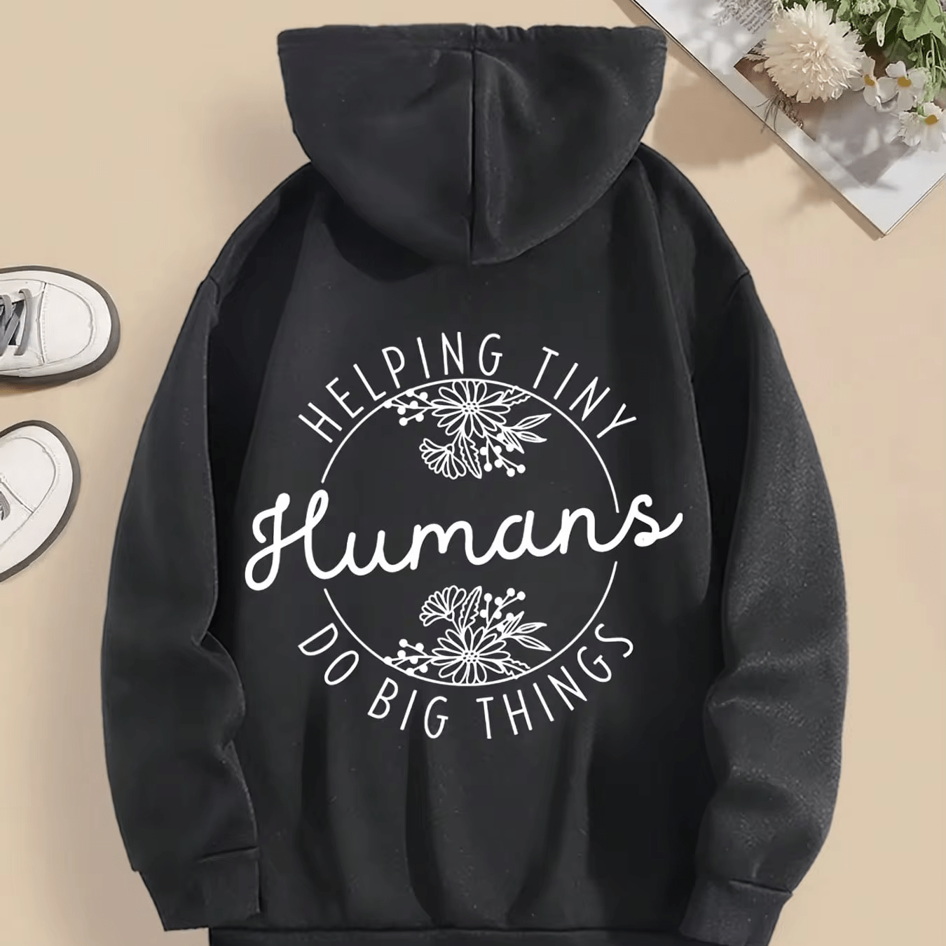 TEMU Entraînez à - Sweat à capuche pour enseignants, à , garderie, assistant d'école maternelle, sweat à capuche oversize pour femmes, vêtement de