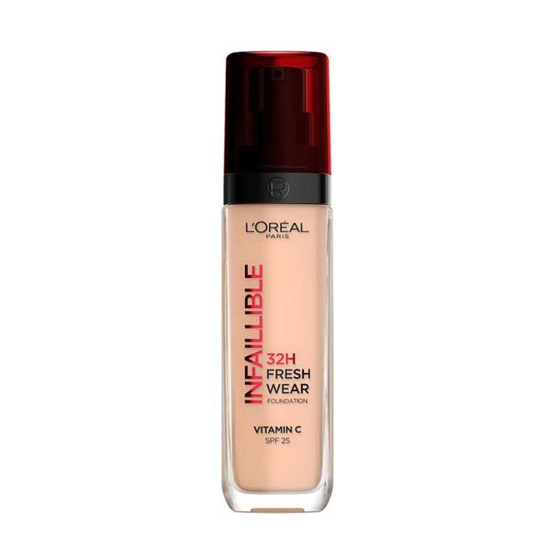 L'Oreal Paris Infallible 32H Fresh Wear Foundation SPF 25 30ml 145 Cool Rose