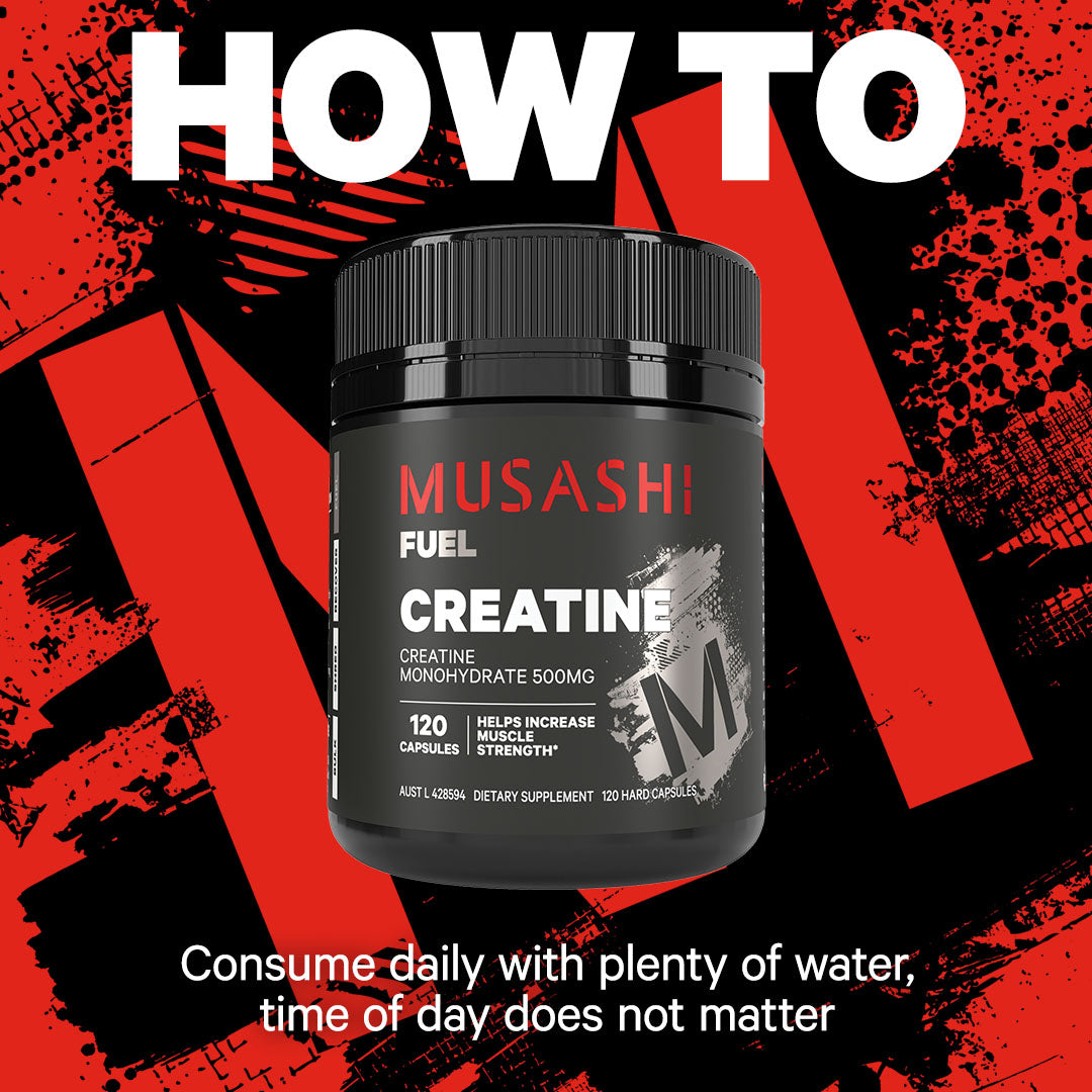 Musashi Creatine 120 Capsules