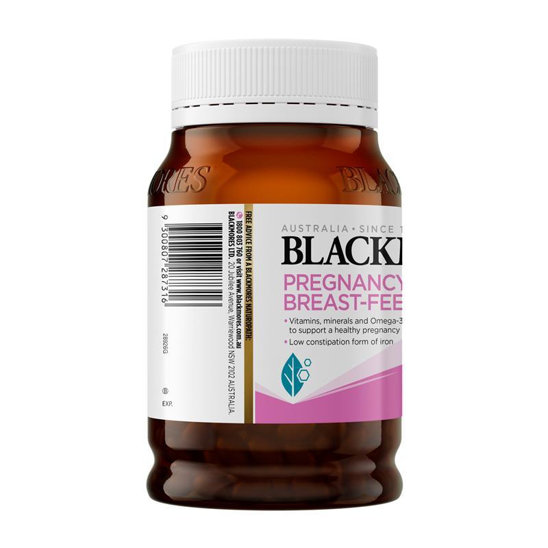 Blackmores Pregnancy & Breast-Feeding Gold |Supports a Healthy Pregnancy | 120 Capsules