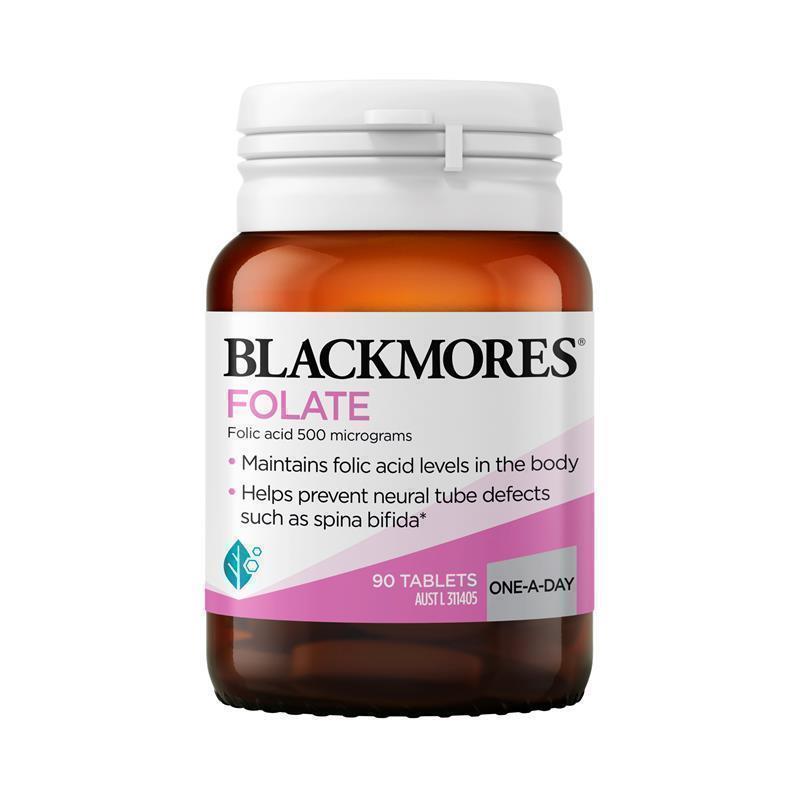 Blackmores Folate 500mcg (90 Tablets)