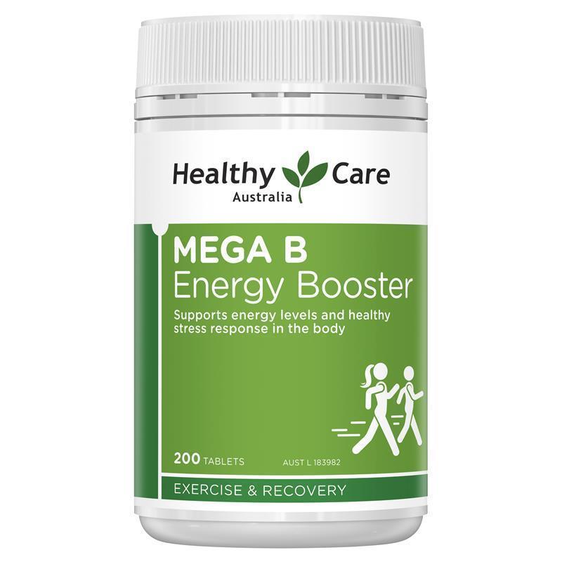 Healthy Care Mega B Premium Dietary Vitamin B Supplement - 200 Tablets