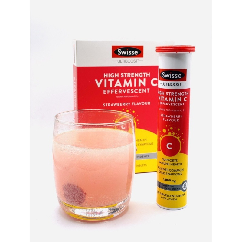 Swisse Ultiboost High Strength Vitamin C Effervescent - 60 Tablets