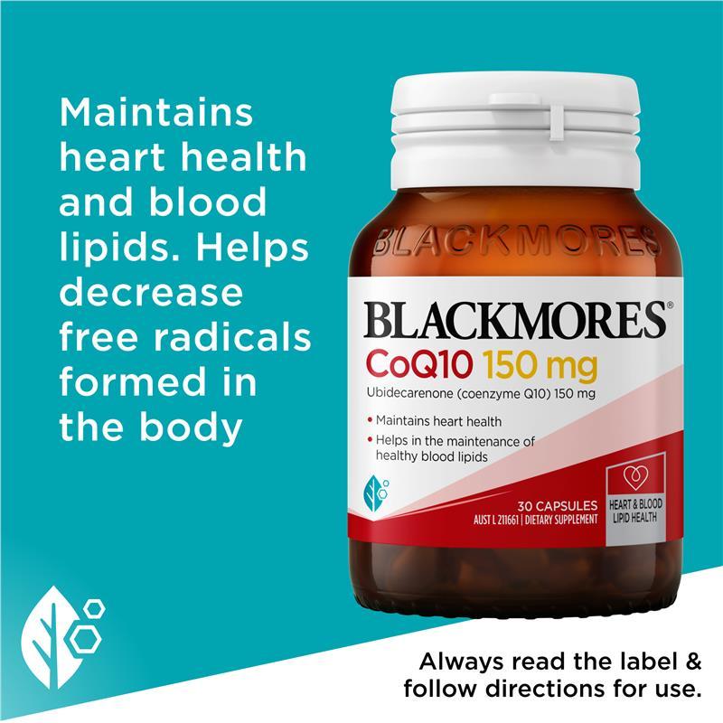 Blackmores CoQ10 150mg| 30 Capsules