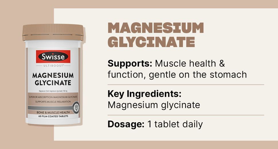 Swisse Ultiboost Magnesium Glycinate 60 Tablets