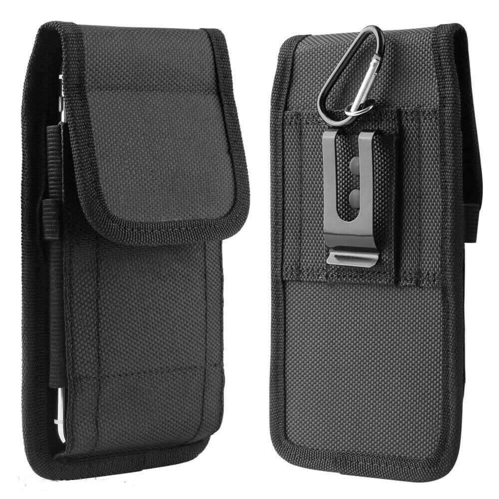TEMU Universal Vertical Style Cell Phone Pouch Wallet Case With Belt Clip For Phone ( Up To 6.9 Inch)