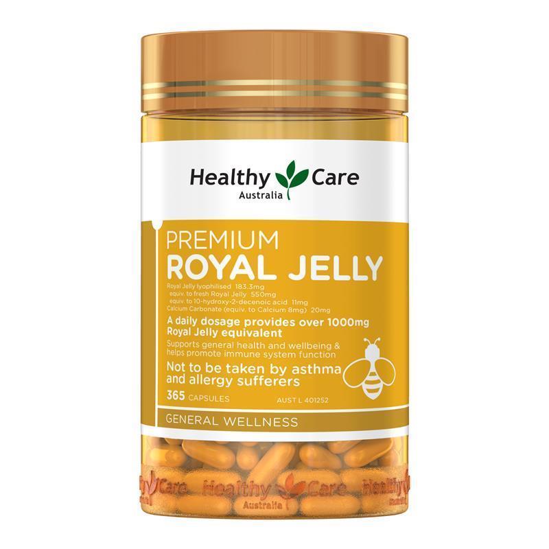 Healthy Care Royal Jelly 1000mg 365 Capsules