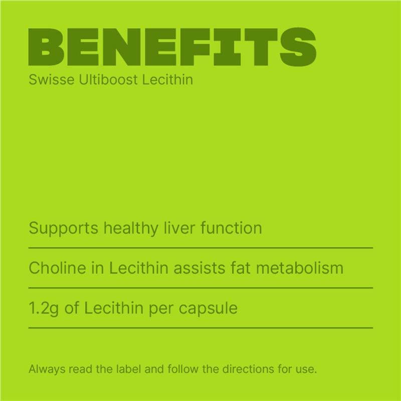 Swisse Ultiboost Lecithin- 150 Capsules