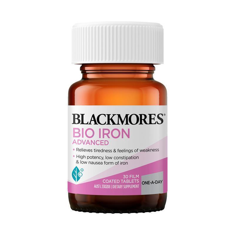 Blackmores Bio Iron Advanced | Supports Blood Health | 30 Table