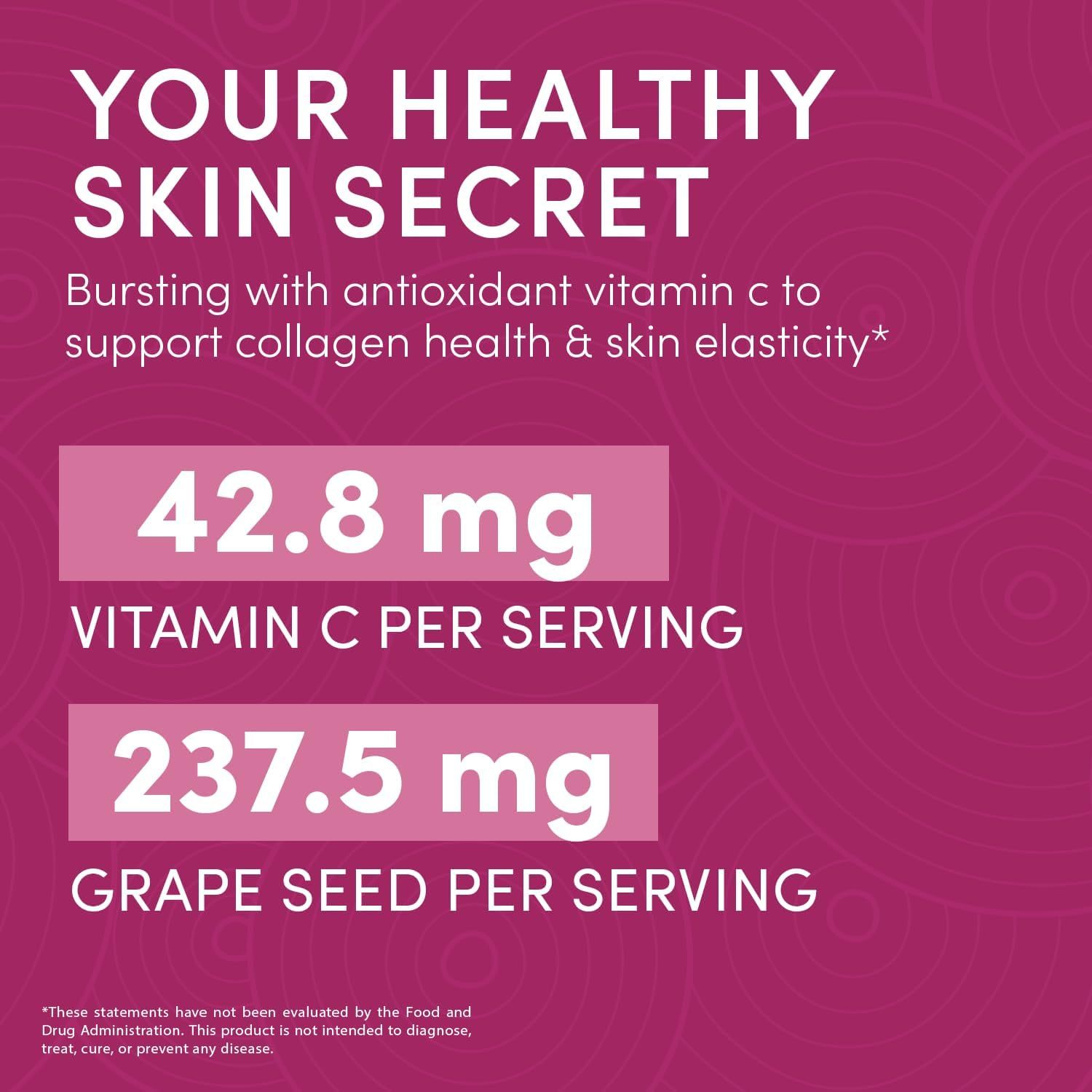 Swisse Ultiboost Grape Seed Supplement | Promotes Skin Health & Collagen Production | Improves Circulation & Potent Antioxidant & Vitamin C