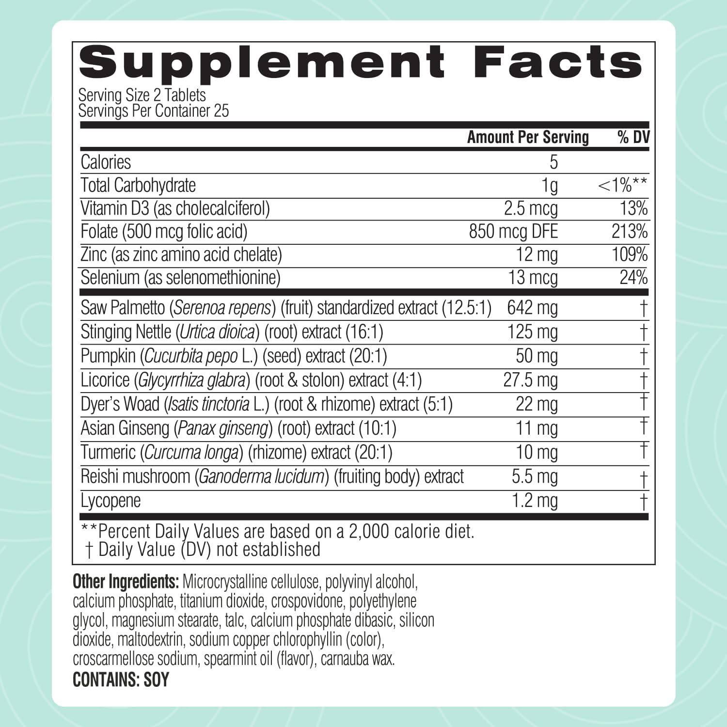 Swisse Ultiboost Prostate Supplement for Men | Supports Prostate Function & Male Reproductive Health | Zinc, Selenium, Saw Palmetto & Stinging Nettle | 50 Tablets