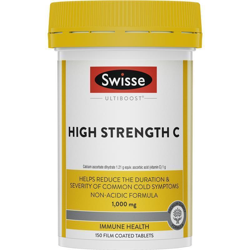 Swisse Ultiboost High Strength C - Helps Reduce The Duration Of Common Colds