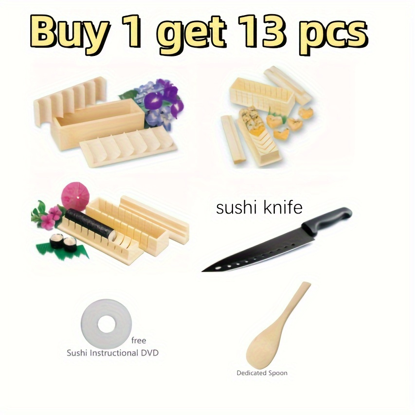 TEMU Sushi Maker, Sushi Diy Mold Set - Making Kit, Premium Edition