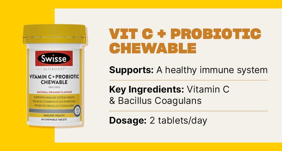Swisse Ultiboost High Strength C - Helps Reduce The Duration Of Common Colds