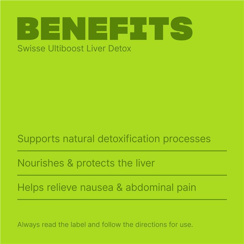 Swisse Ultiboost Liver - with Milk Thistle