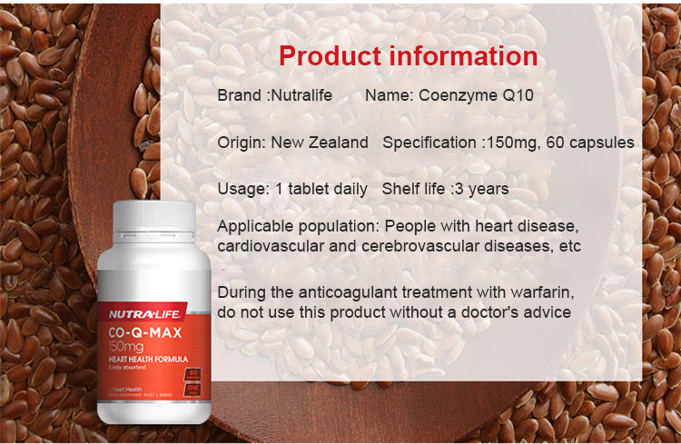 Nutralife Q10 Capsules 150mg 60ct to Support Heart Health