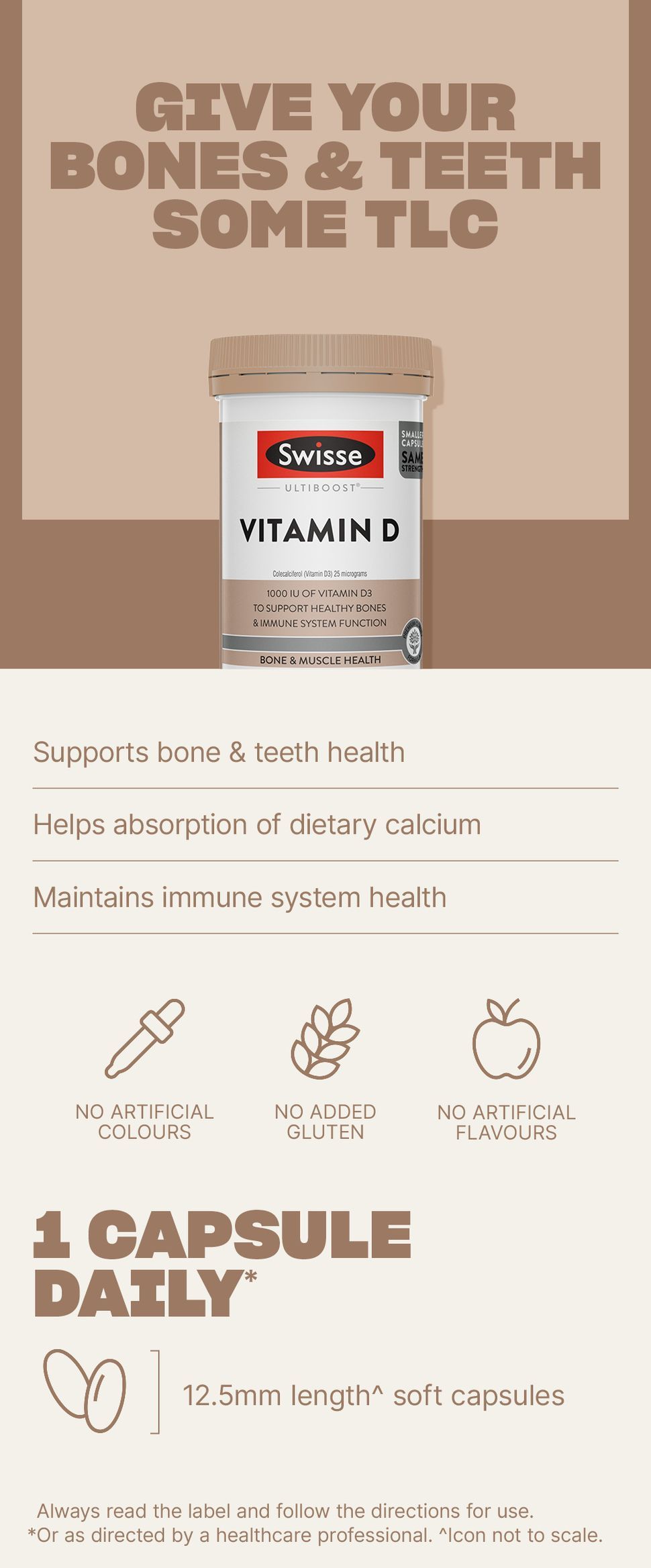 Swisse Ultiboost Vitamin D - Supports Bone & Muscle Health
